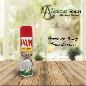 aceite de spray pam de coco