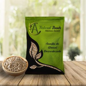 semilla de girasol descortezado